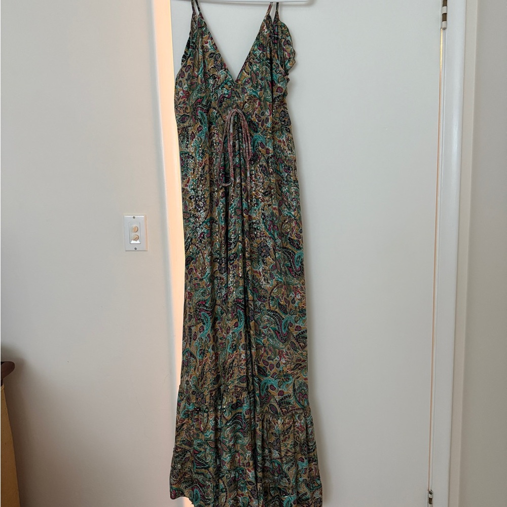 Floral Maxi Dress hand made in Ecuador.